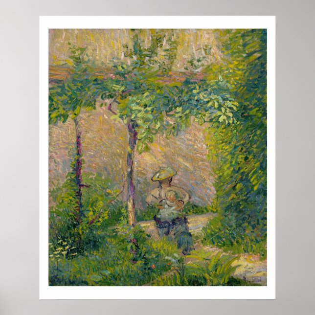 Poster Woman in the Garden (Devant)