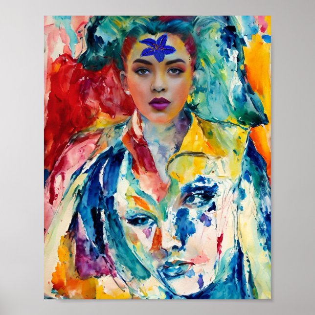 Poster Woman with a woman (Devant)