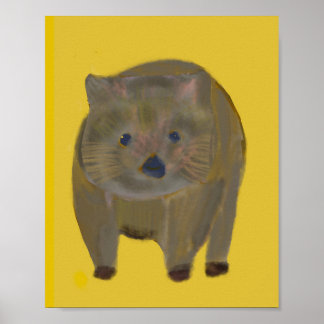 Poster Wombat