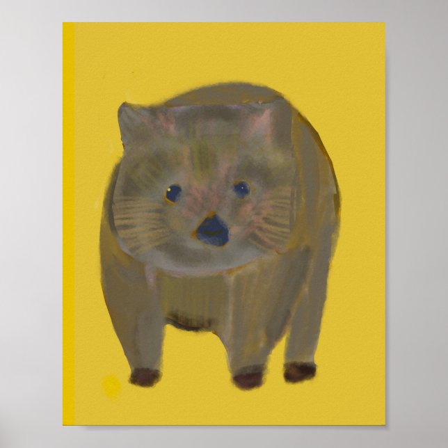 Poster Wombat (Devant)