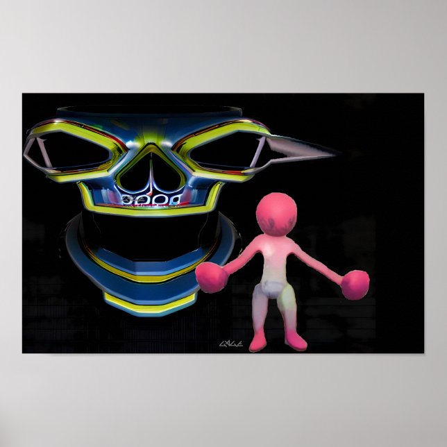 Poster Wombo au bord du gouffre Ken Gage (Devant)