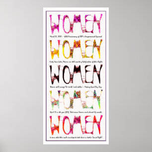 Poster WOMEN 2012 - ERA 40th / Equal Pay Day