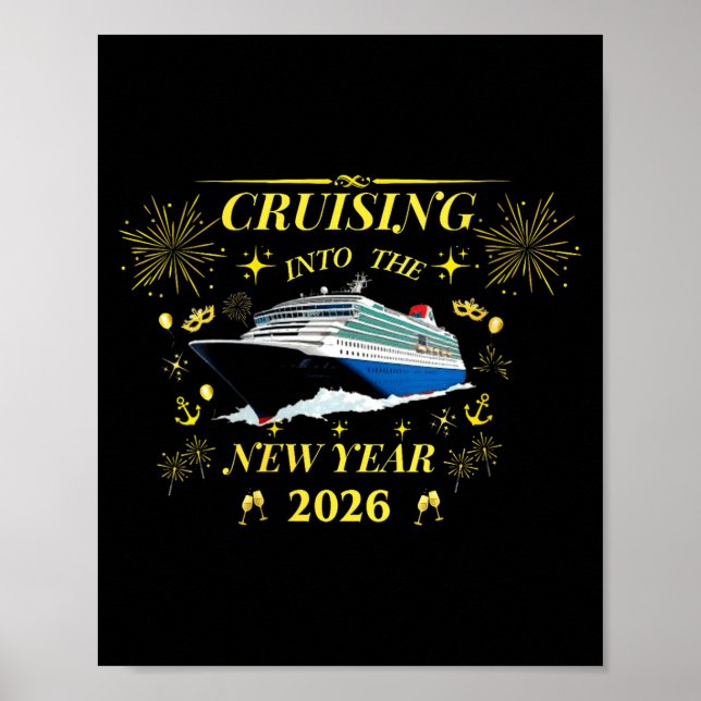 Poster Womens Adventure Awaits – Welcome 2026 V-neck  (Devant)