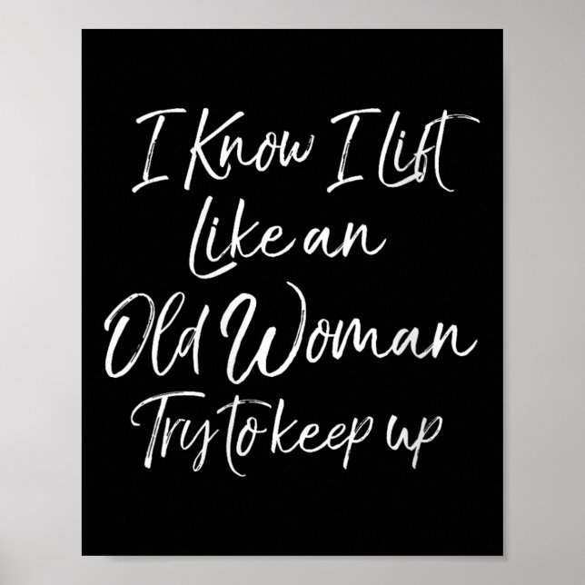 Poster Womens Funny Workout Quote For Women Motivational  (Devant)