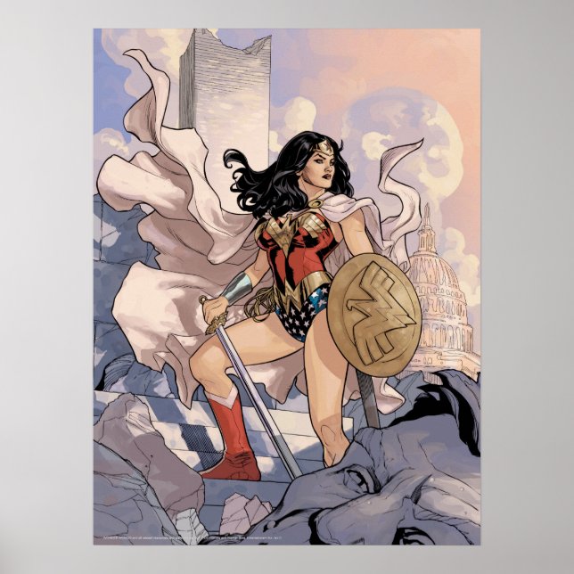 Poster Wonder Woman Couverture comique #13 (Devant)