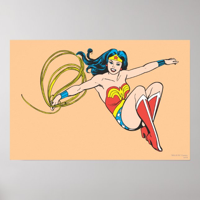 Poster Wonder Woman Jumping (Devant)