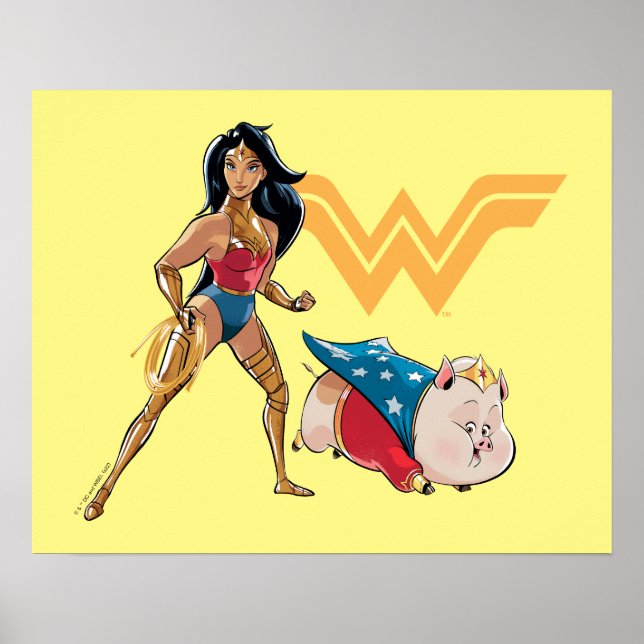 Poster Wonder Woman & PB (Devant)