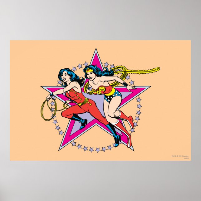 Poster Wonder Woman Star Arrière - plan (Devant)