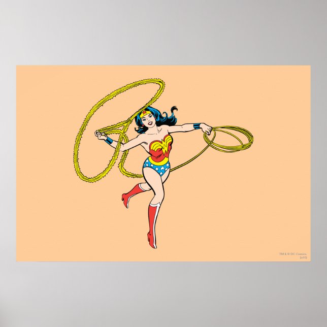 Poster Wonder Woman Swing Lasso (Devant)
