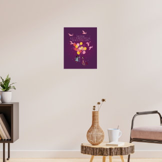 Poster Wonka "Ne les laissez jamais voler vos rêves"