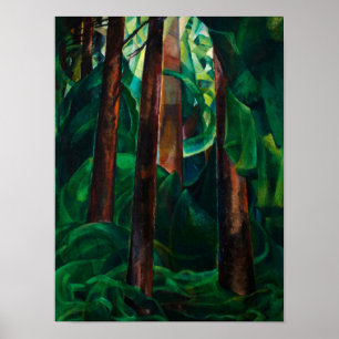 Poster Wood Interior, 1930 par Emily Carr