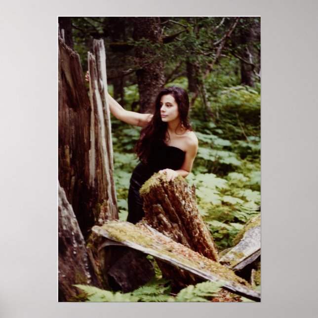 Poster Wood Nymphe (Devant)