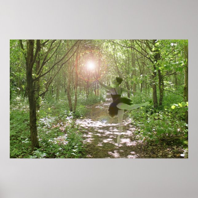 Poster Wood Nymphe (Devant)