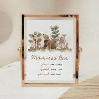 Woodland Animaux Aventure Await Maman Osa Bar