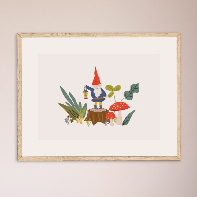 Poster Woodland Gnome (Créateur téléchargé)