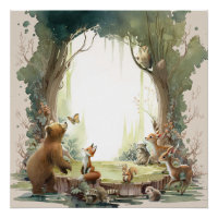 Woodland Laisser l'aventure commencer le Baby show