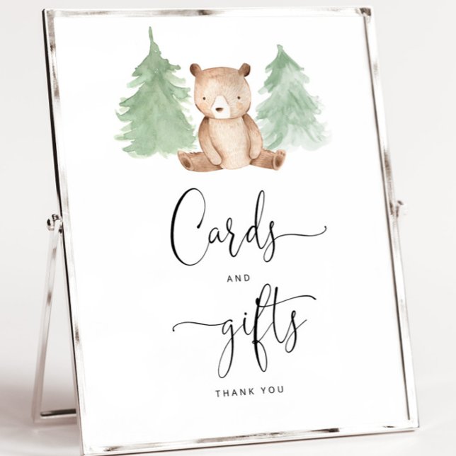 Poster Woodland Nous pouvons attendre Cartes et Cadeaux (Créateur téléchargé)