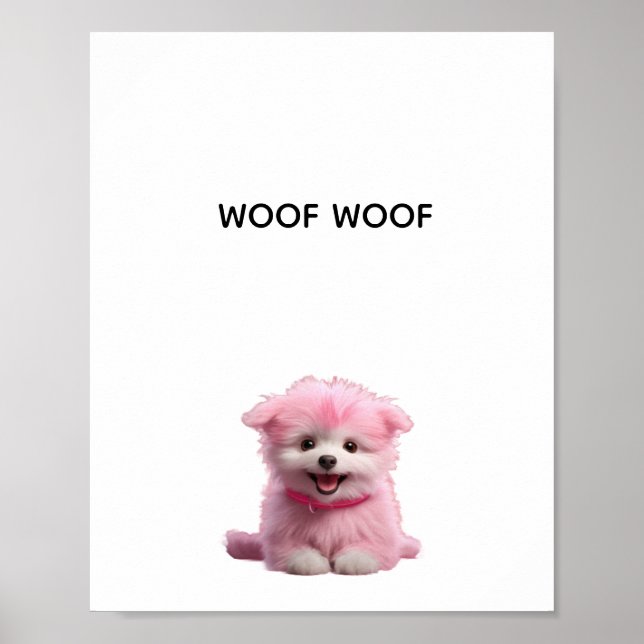 Poster woof (Devant)