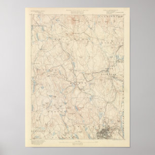 Poster Worcester, le Massachusetts