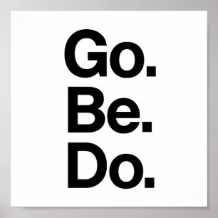 Poster Word, Motivation, Rétro