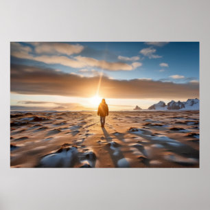 Poster World Challenge Outdoors Adventure Explorez la nat