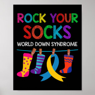 Poster World Down Syndrome Day Garçons Filles Enfants Roc