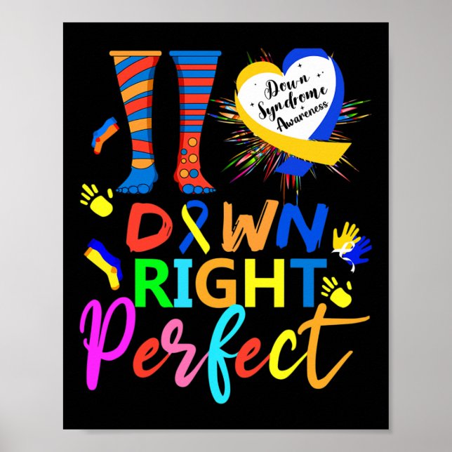 Poster World Down Syndrome Day Rock Your Socks T21 Lauréa (Devant)