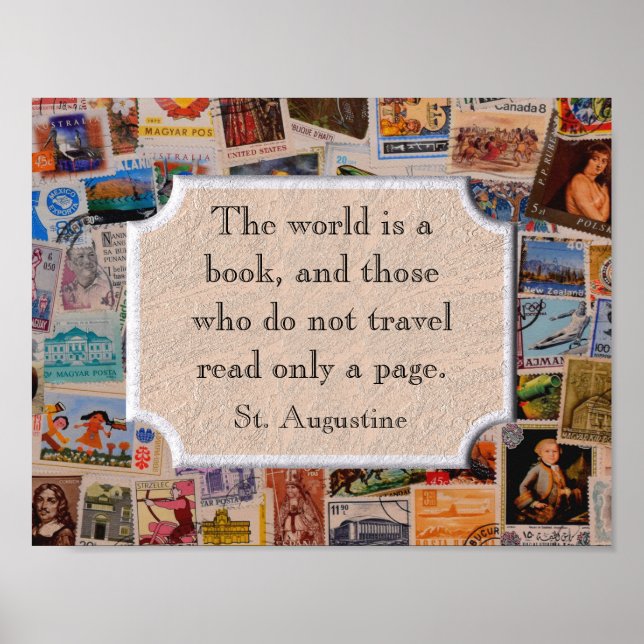 Poster World is a Book - Art print (Devant)