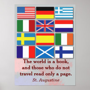 Poster World is a book - St. Augustine