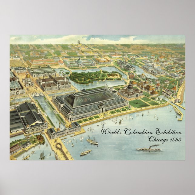 Poster World's Columbian Exposition, Chicago, 1893 (Devant)