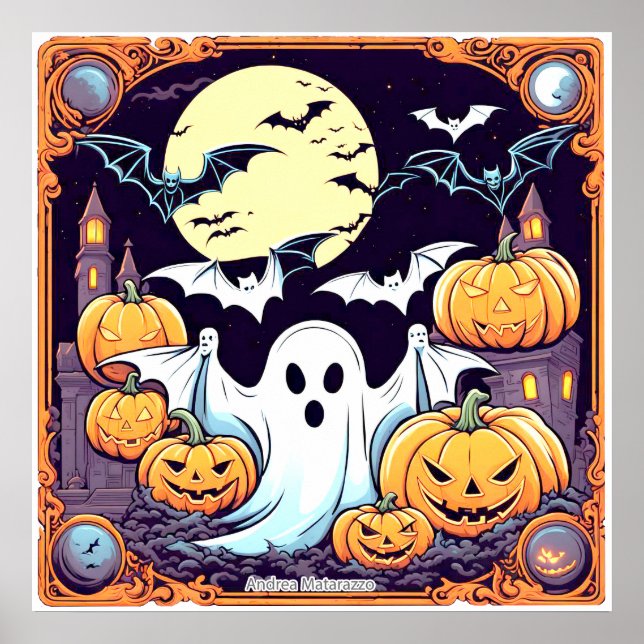 Poster Wow Halloween Thrill (Devant)