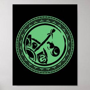 Poster Wow Moine Joueur de Jeu de Rôle