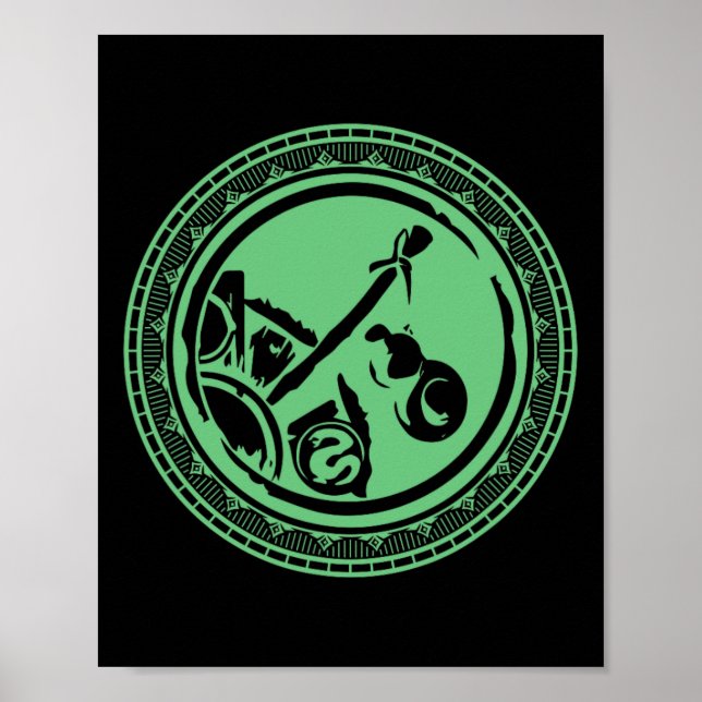 Poster Wow Monk Role Playing Gamer  (Devant)