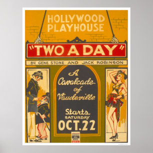 Poster WPA CavalcadeVaudeville1938