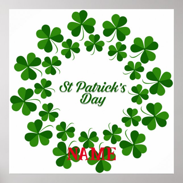 Poster Wreath de la Saint Patrick Thunder_Cove (Devant)