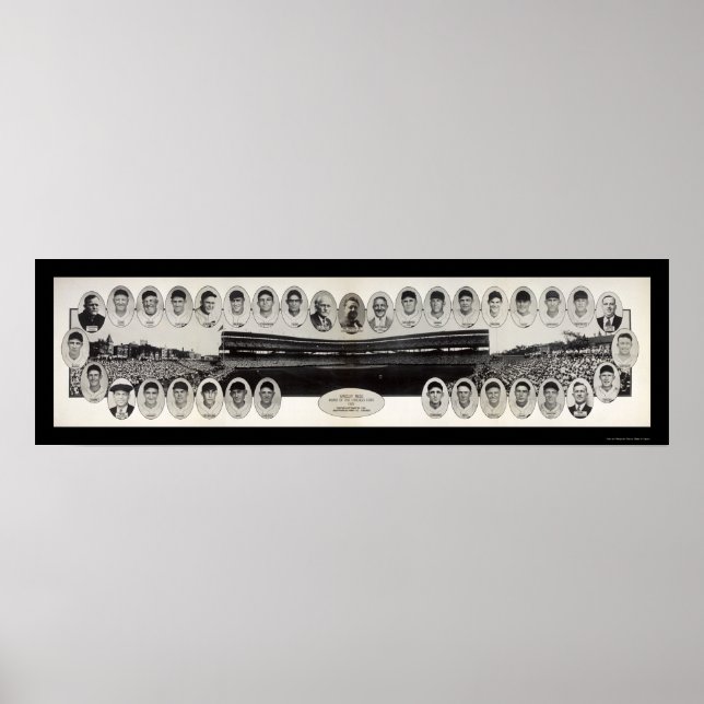 Poster Wrigley Field Cubs Photo 1929 (Devant)