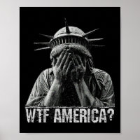 Wtf Amérique Pleurant Statue De La Liberté Honte P