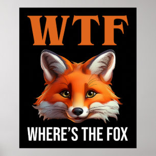 Poster WTF - Où est le Fox