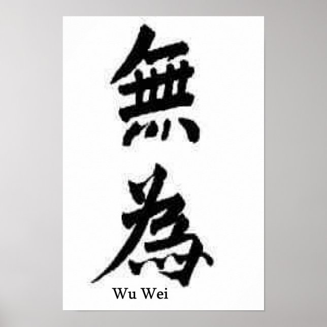 Poster Wu Wei Deixa Ser (Devant)
