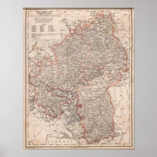 Poster Wurtemberg, Allemagne