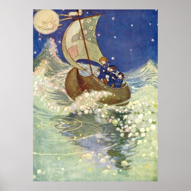 Poster Wynken, Blynken et Nod de Willie Pogány (Devant)