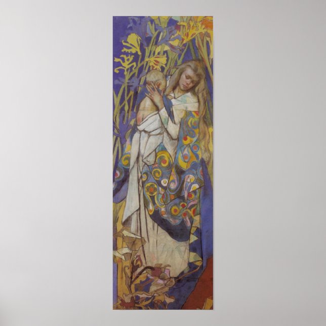 Poster Wyspianski, Caritas (Vierge et Enfant), 1904 (1) (Devant)