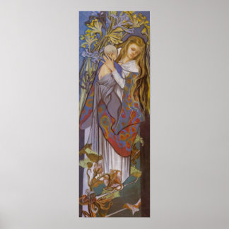 Poster Wyspianski, Caritas (Vierge et Enfant), 1904 (2)