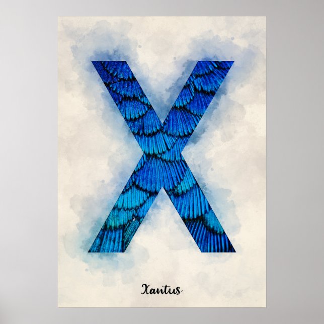 Poster X est pour Xantus (Devant)