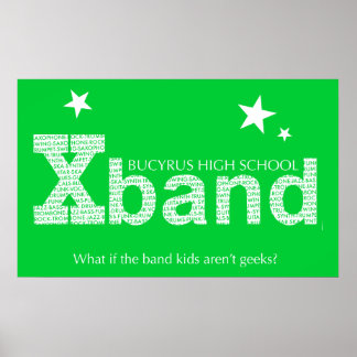 Poster Xband 2010 (Lime Green)