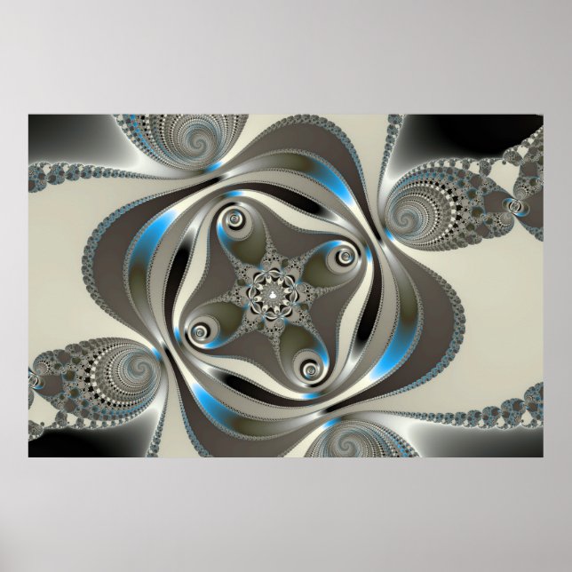 Poster xChrome - Fractal (Devant)