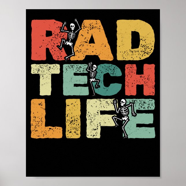Poster Xray Funny Rad Tech (Devant)