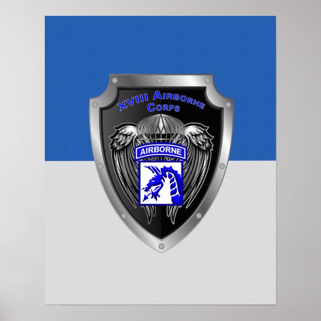 Poster XVIIIe Corps aéroporté (Devant)