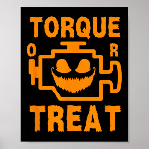 Poster Y Moteur Signer Citrouille Visage Torsion Ou Trait