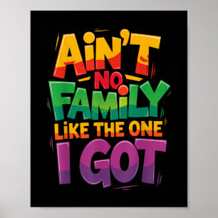Poster Y'a pas de famille comme celle que j'ai pour la fa